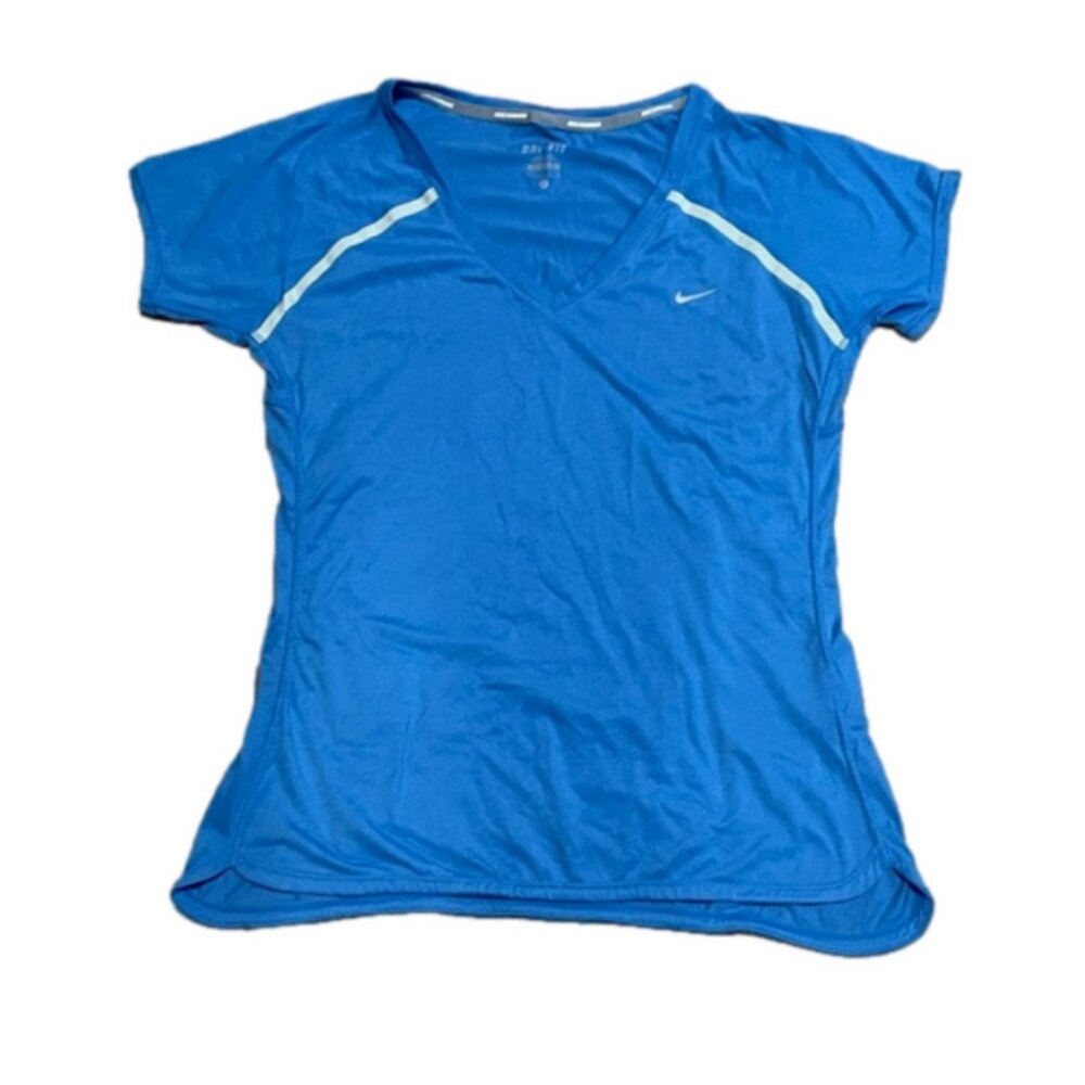 Nike Blue Running Dri Fit T shirt Size Large